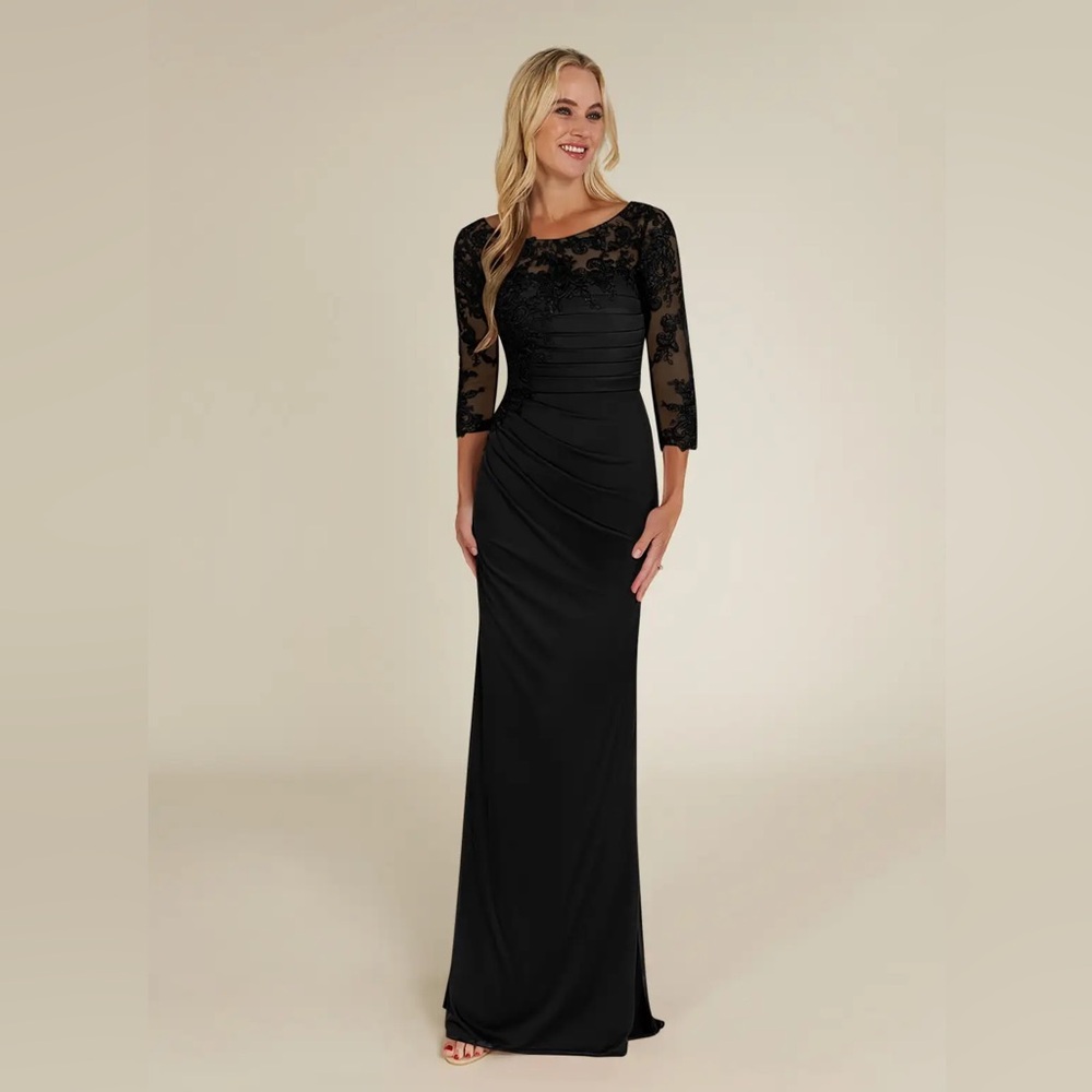 AZAZIE Alisondra Sheath Scoop Lace Dress - Black